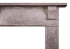 Shabby Chic English Stone Fireplace