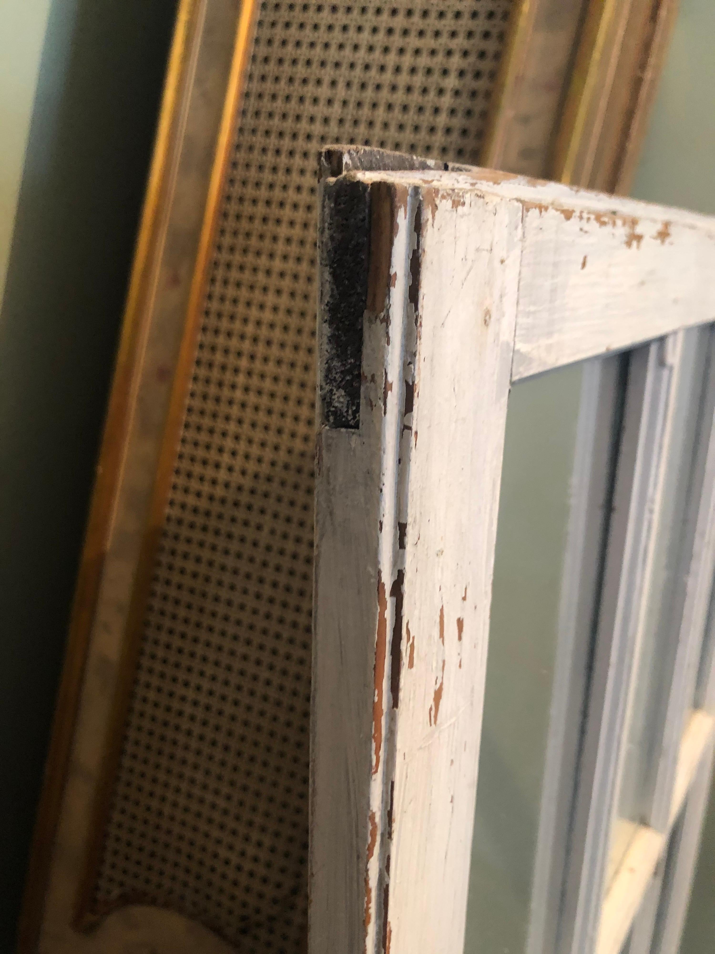 Large Shabby Chic Farmhouse Palladian Mirror 9