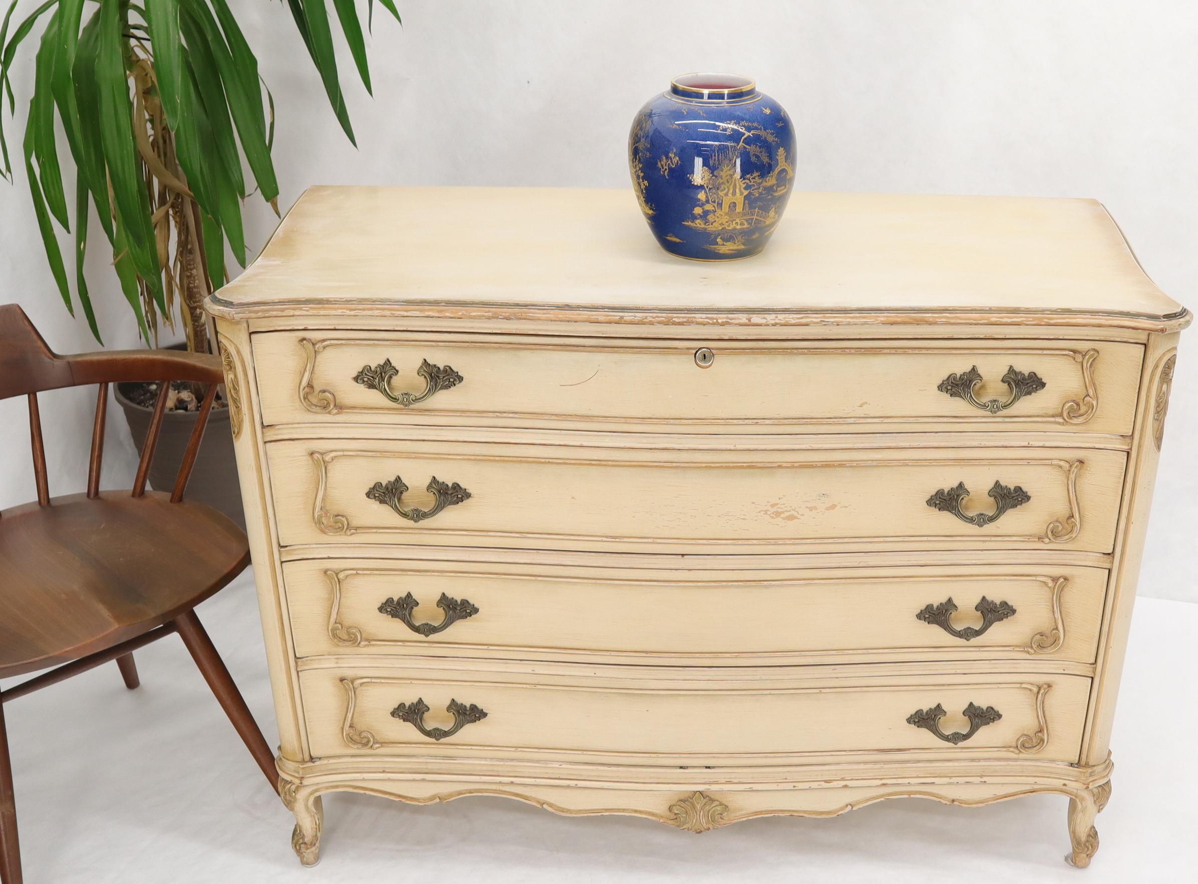 gold painted dresser