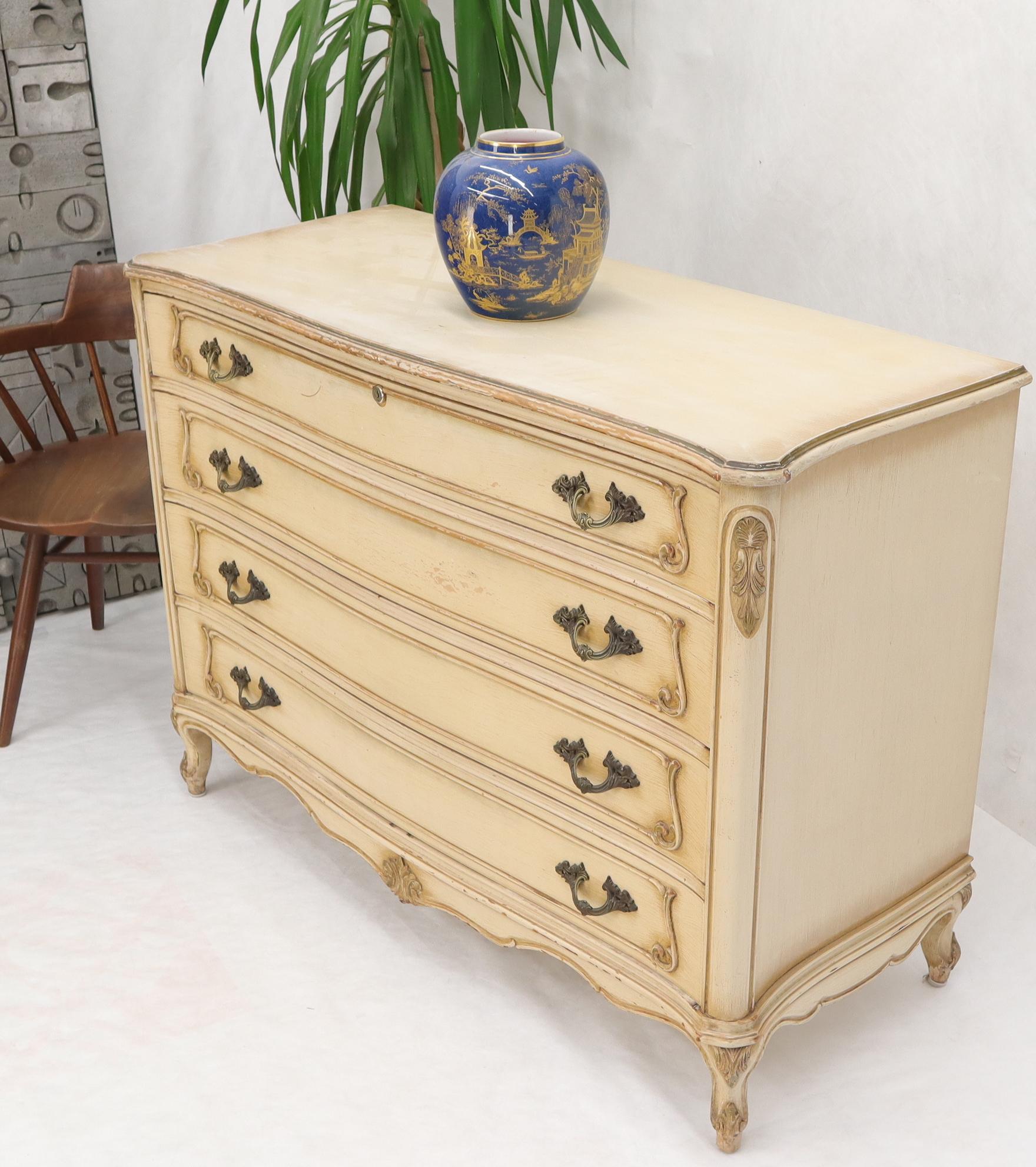 white and gold french provincial dresser