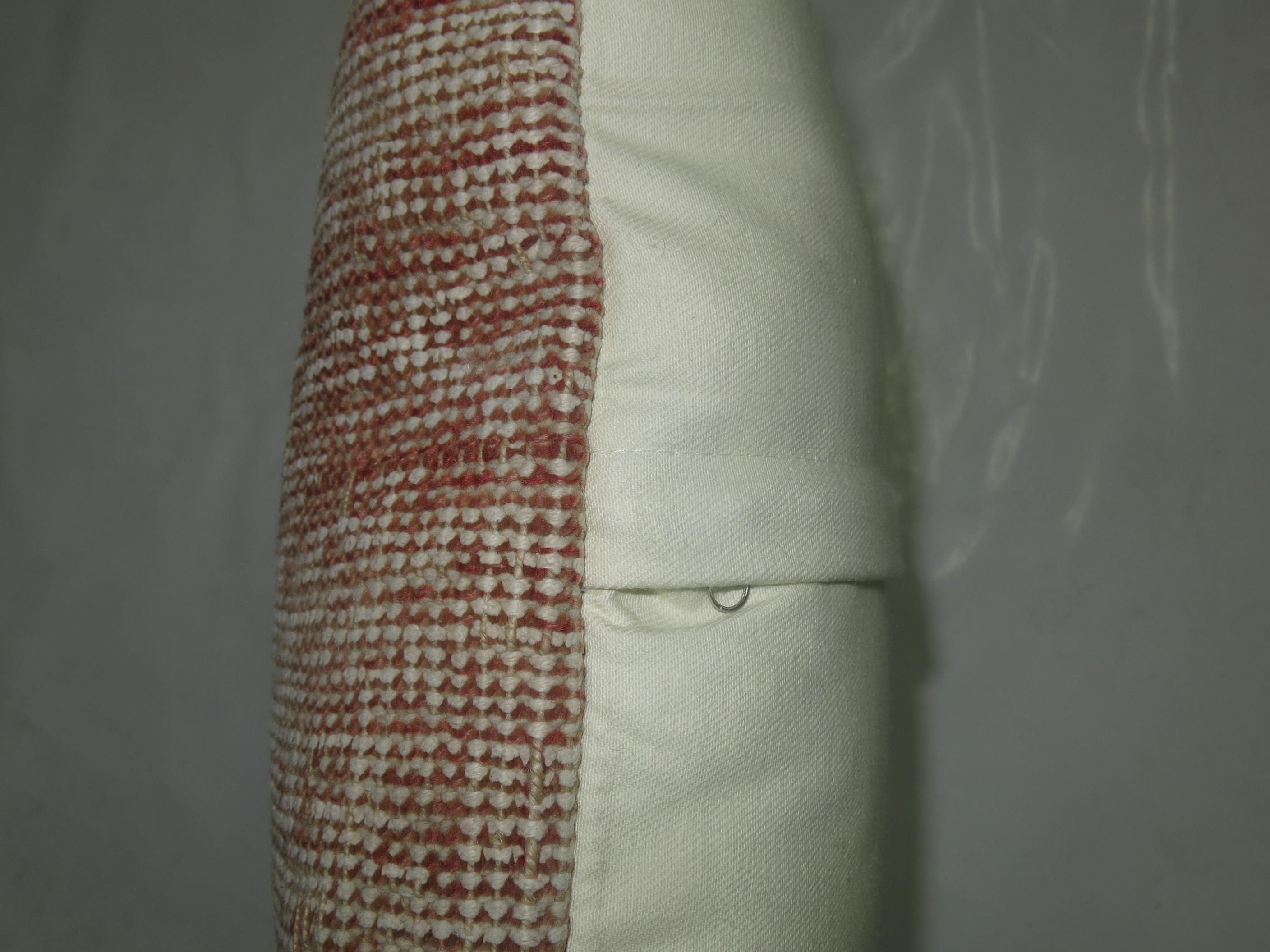 20th Century Large Antique Oushak Rug Pillow