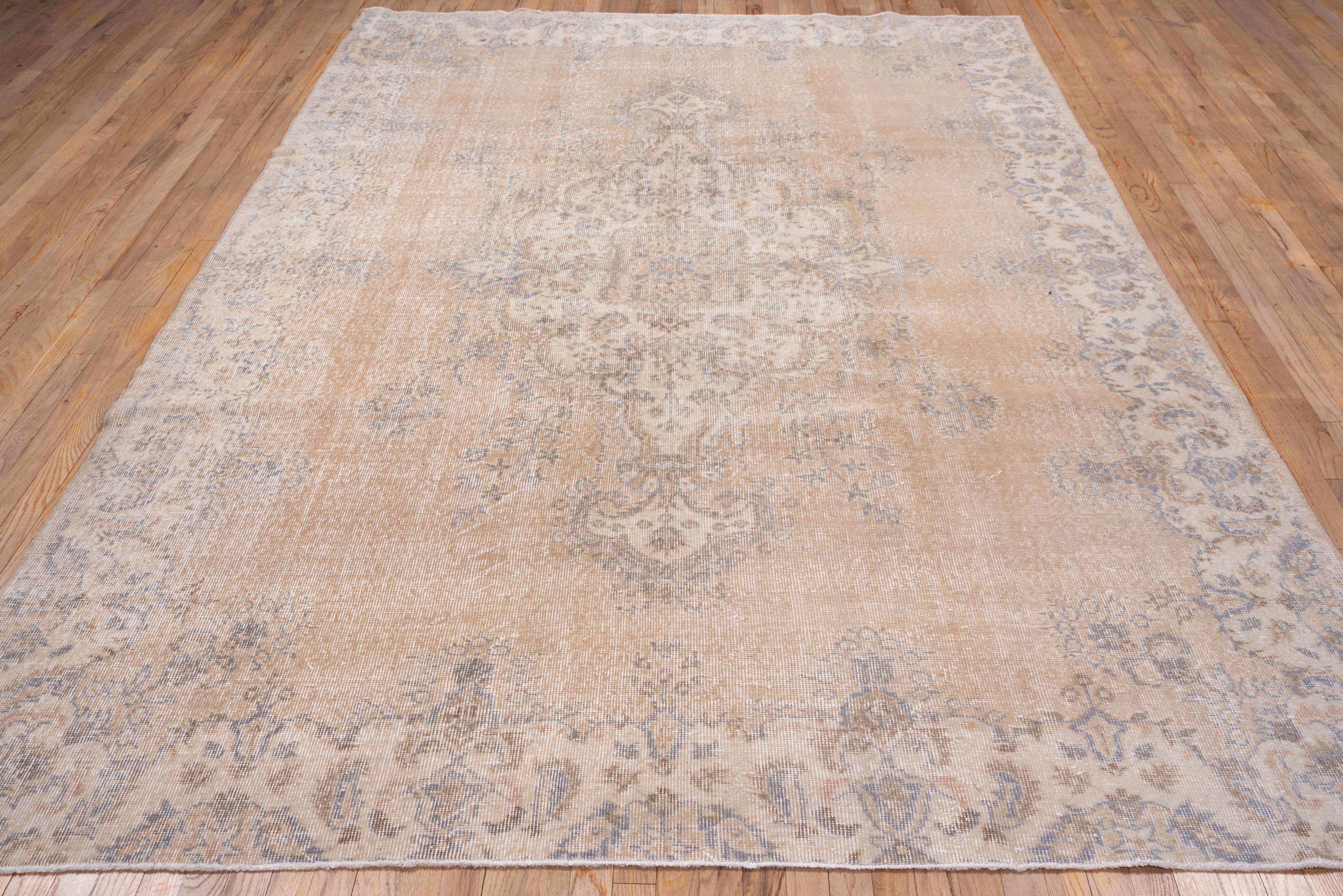 Shabby Chic Turkish Rug 1940 For Sale 2