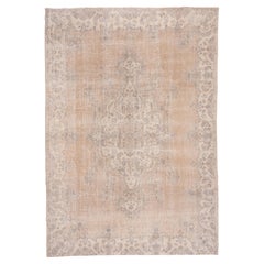 Vintage Shabby Chic Turkish Rug 1940