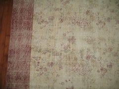 Zabihi Collection Worn Floral Turkish Room Size Rug