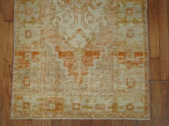 Orange Shabby Turkish Rug
