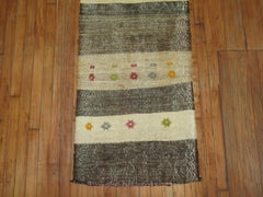Shabby Vintage Turkish Kilim Runner