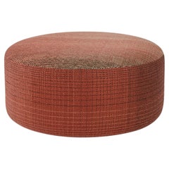'Shade 1A' Large Wool Pouf in Reds by Begüm Cana Özgür for Nanimarquina
