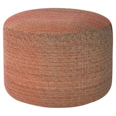 Shade 1A" Pouf aus Wolle in Rottönen von Begüm Cana Özgür für Nanimarquina