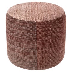 'Shade 4A' Small Wool Pouf in Browns by Begüm Cana Özgür for Nanimarquina
