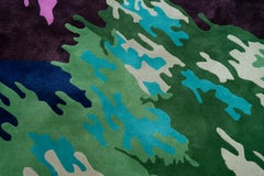 Shade III Teppich aus neuseeländischer Wolle und Bambusseide