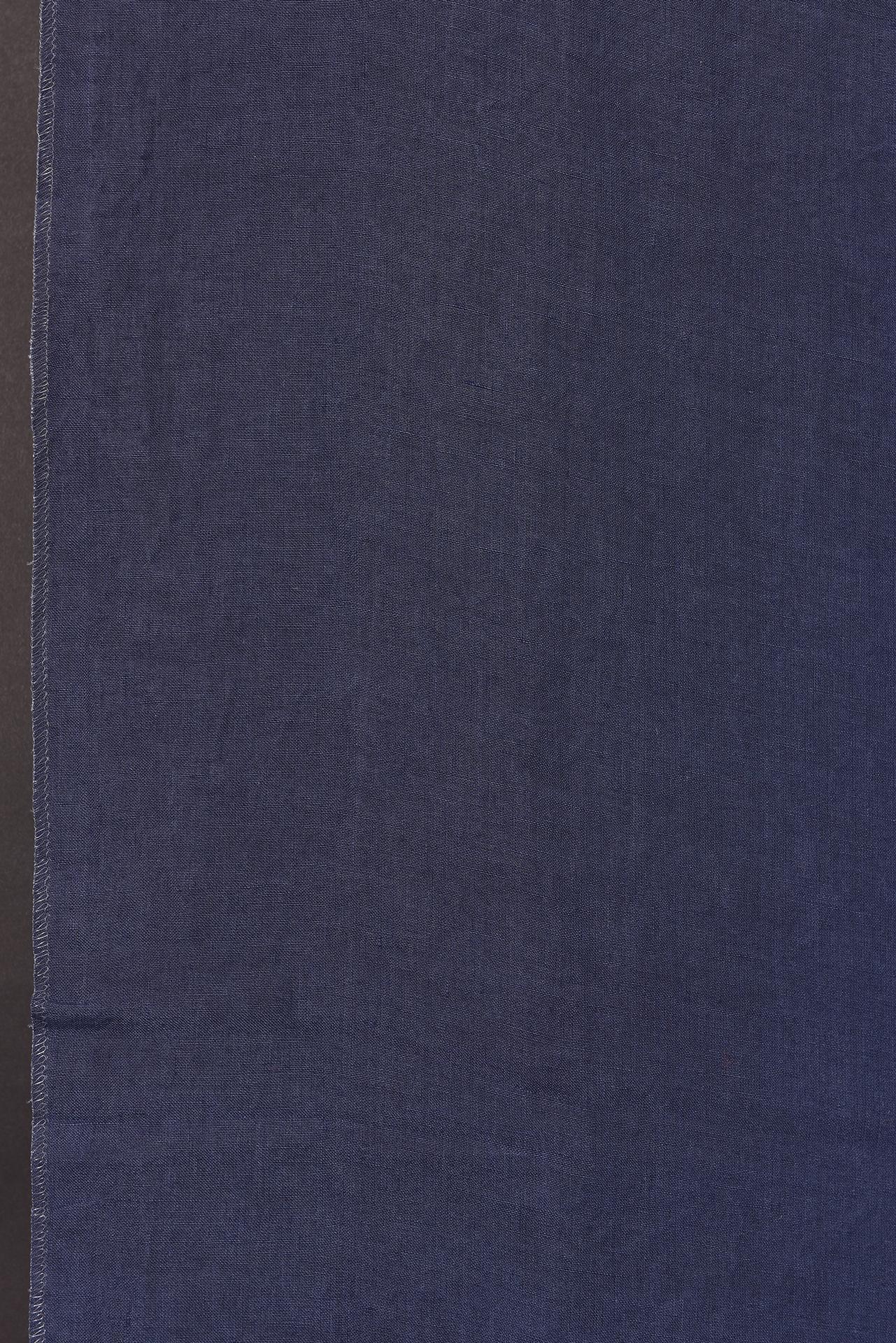 Schattiertes blaues Leinen für Vorhänge oder andere Zwecke (Maschinell gefertigt) im Angebot