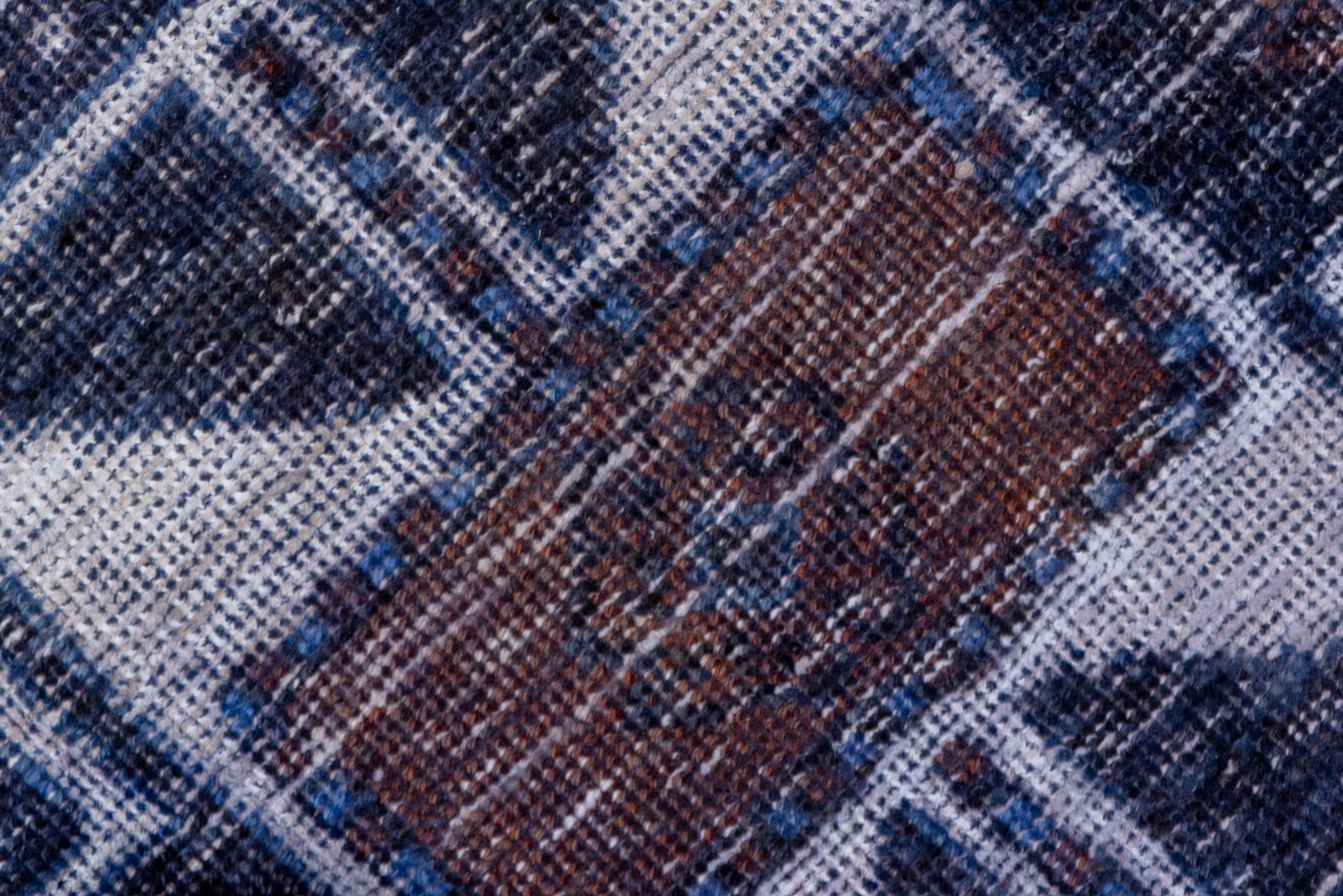 20th Century Shades of Blue Minimalist Oushak For Sale