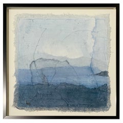 Shades of Blue Painting by Artist Diane Petry, Contemporary, Belgium