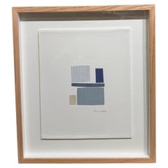 Shades Of Blue, Tan-Prägung von Perrine Blaise, Frankreich, Contemporary