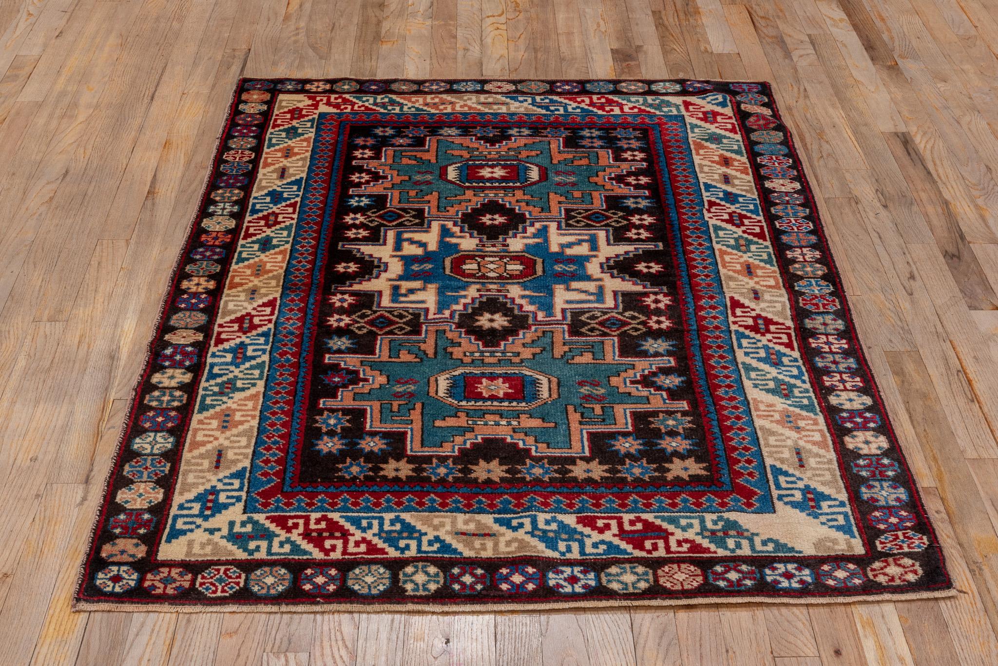 Shades of Rainbow Caucasian Multicolor Mat For Sale 8