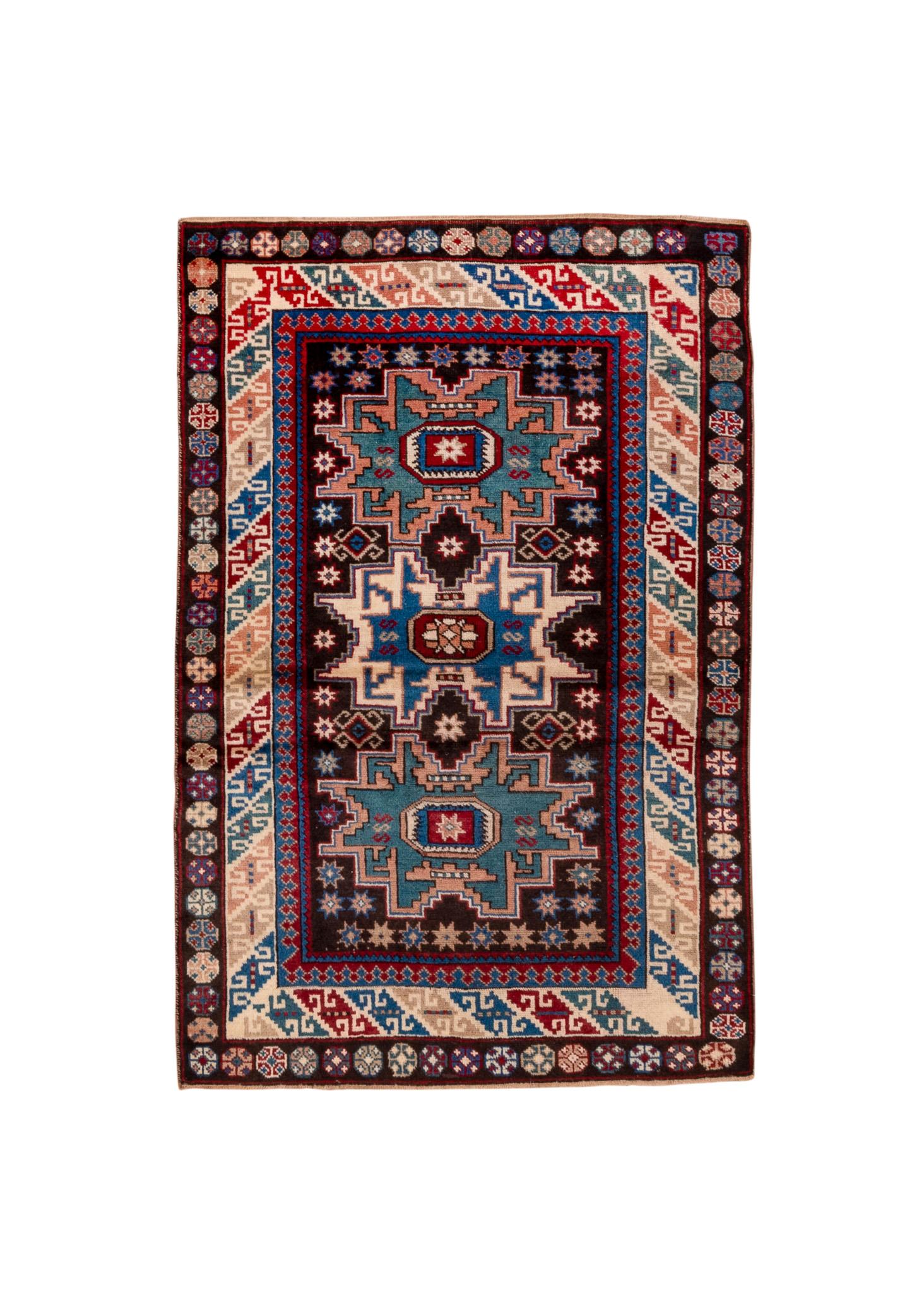 Shades of Rainbow Caucasian Multicolor Mat For Sale
