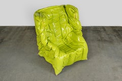 Shadow Armchair by Gaetano Pesce for Meritalia, Green Latex