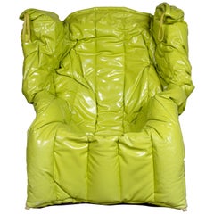 Shadow Armchair by Gaetano Pesce for Meritalia, Green Latex