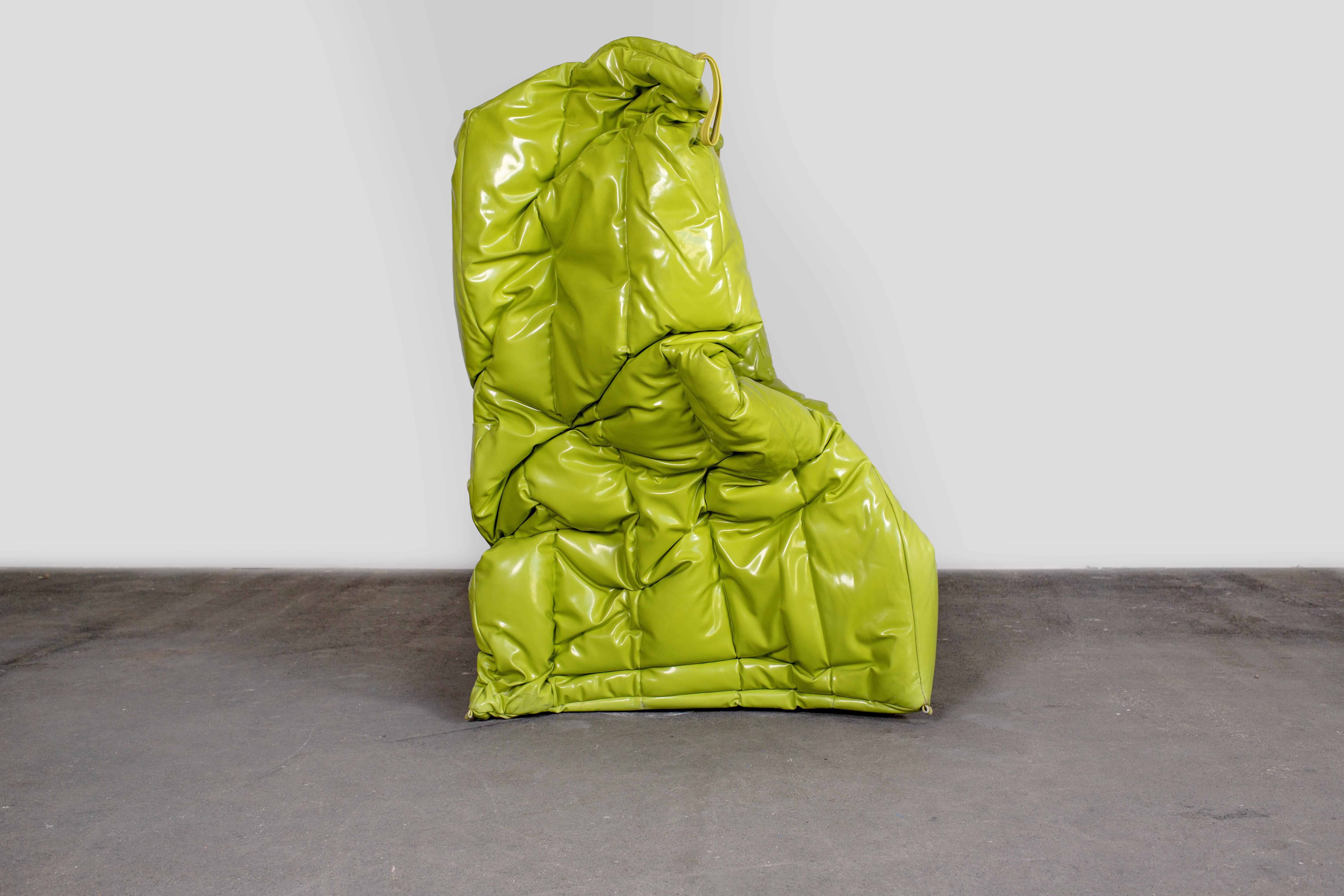 Leather Original Shadow Armchair by Gaetano Pesce for Meritalia, Postmodern Icon For Sale