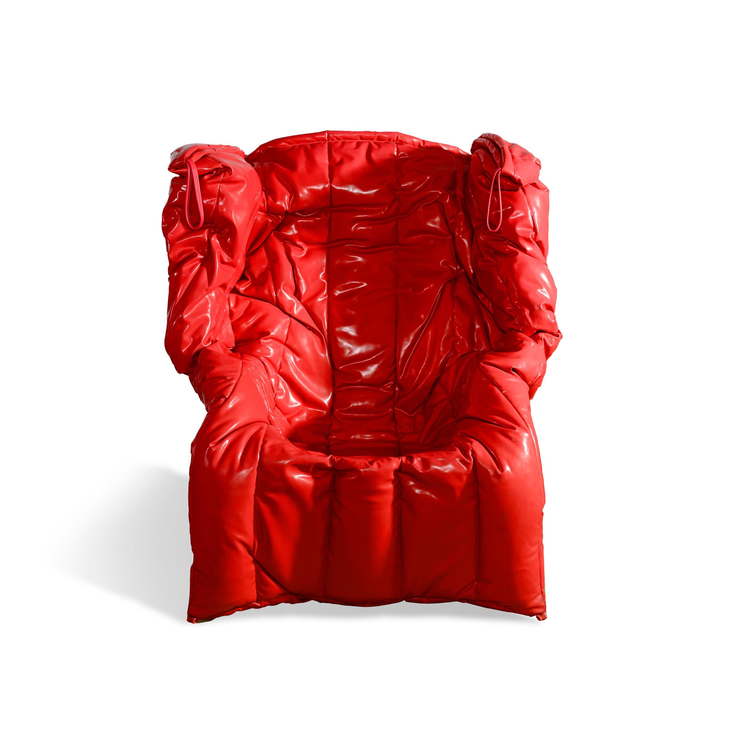 Italian Shadow Armchair by Gaetano Pesce - Red For Sale