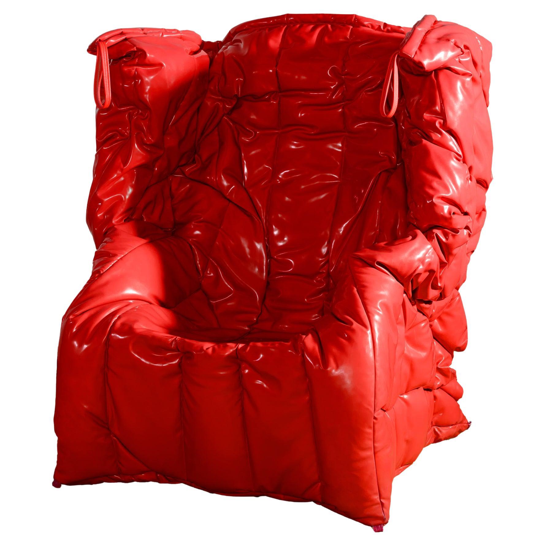 Shadow Armchair by Gaetano Pesce - Red For Sale