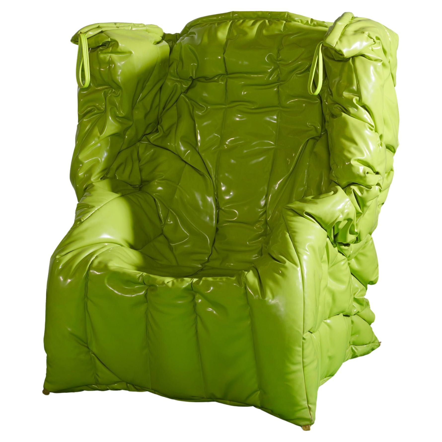 Shadow Armchair by Gaetano Pesce - Green For Sale