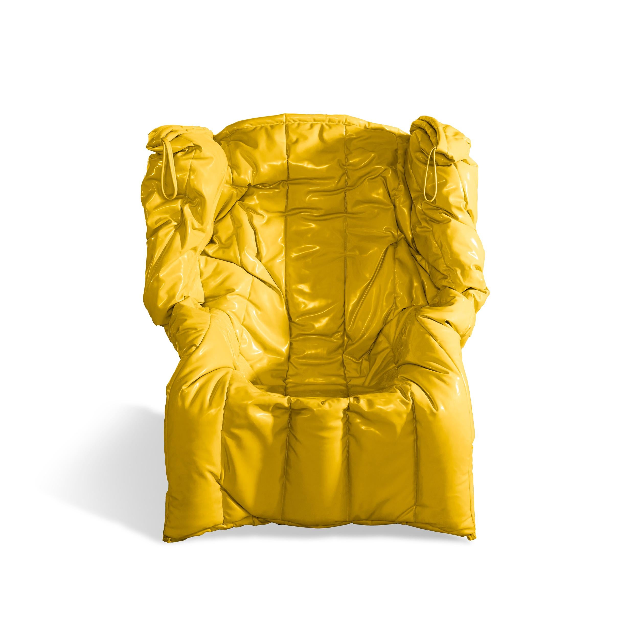 Italian Shadow Armchair by Gaetano Pesce - Yellow For Sale