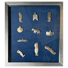 Shadow Box Collection of Miracles Charms From Puerto Rico