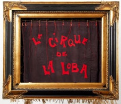 Shadow Box Sculpture "La Cirque de La Loba" by Bob La Bobgah, 1985