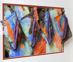 Shadow Box Wall Sculpture by Akiko Sugiyama, Noted Japanese/American Artist