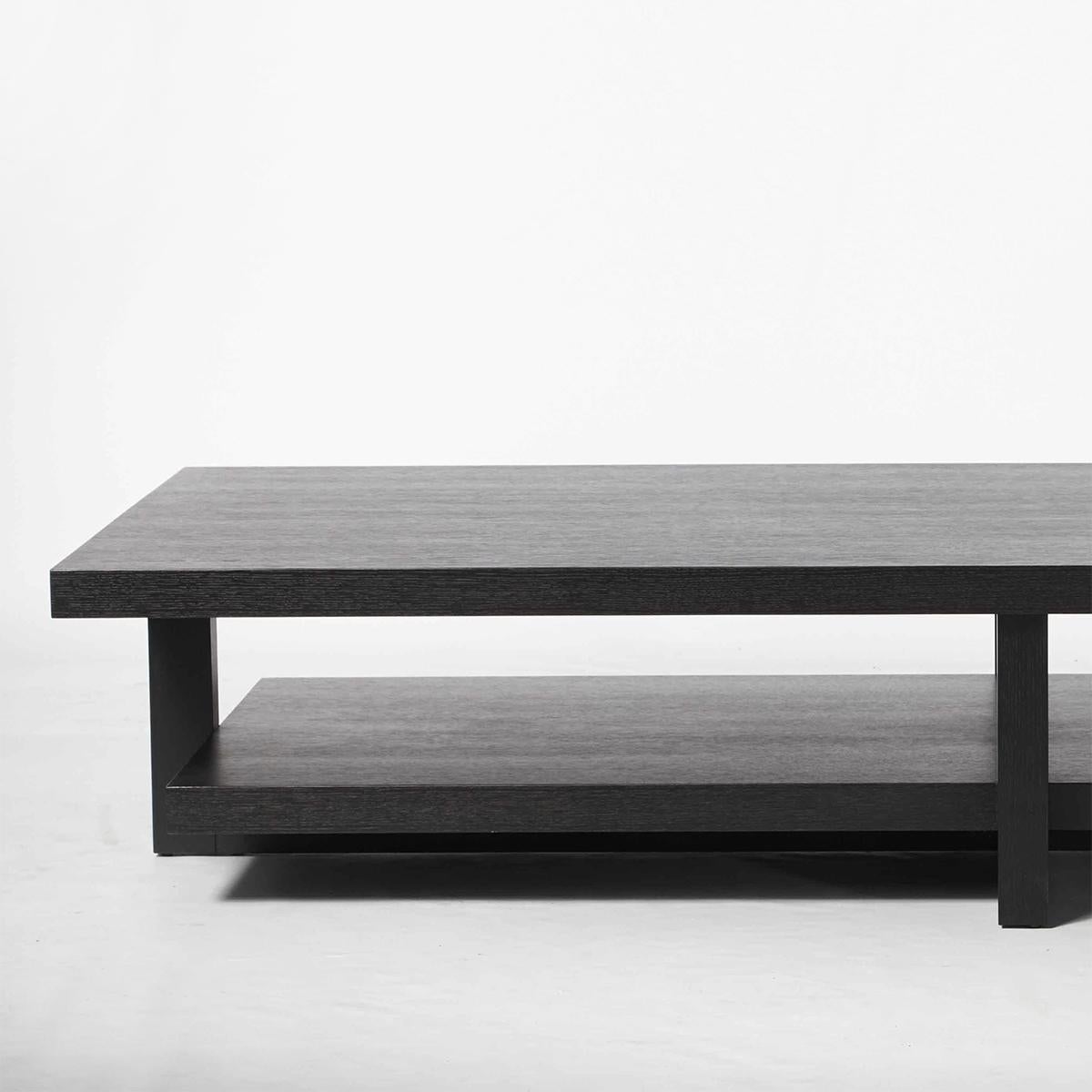 Contemporary Shadow Double Coffee Table For Sale