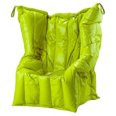Shadow Green Armchair Padded with Soft Polyurethane Foam by Gaetano Pesce
