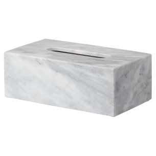 Shadow Grey Marble Rectangular Tissue Box For Sale at 1stDibs