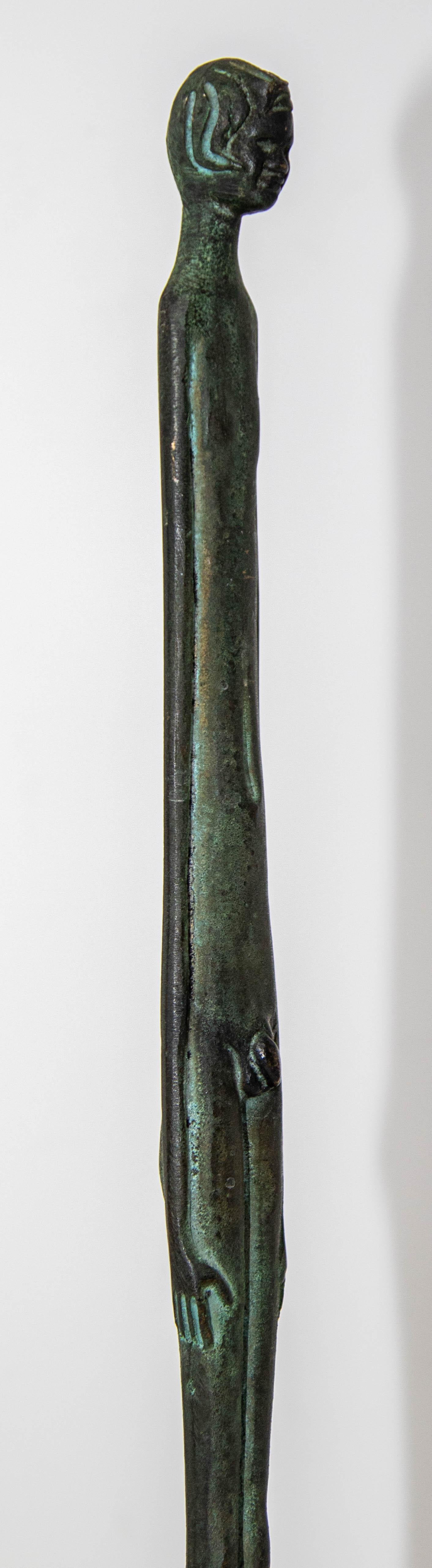 Shadow of the Evening Etruscan Bronze Museo Etrusco Guernacci Volterra For Sale 6