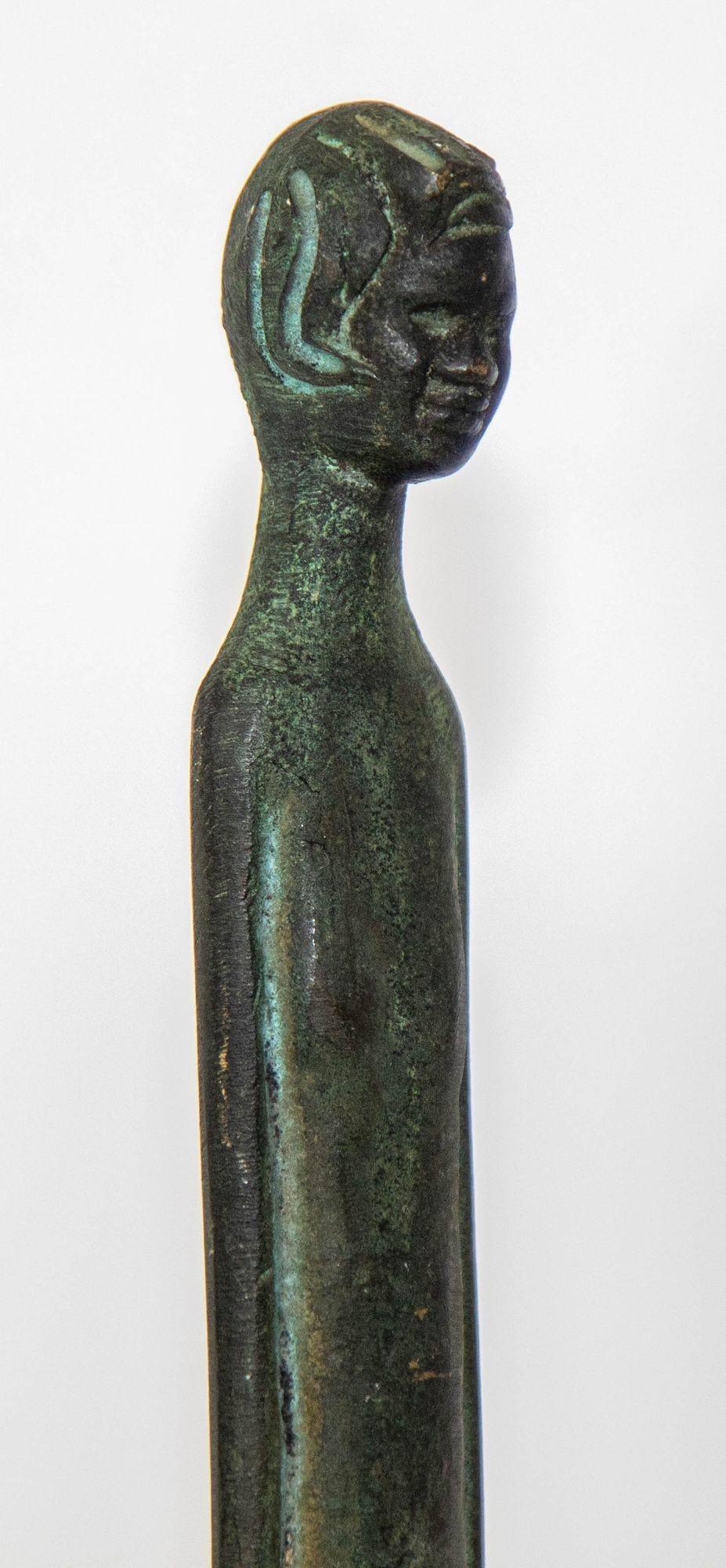 Greco Roman Shadow of the Evening Etruscan Bronze Museo Etrusco Guernacci Volterra For Sale