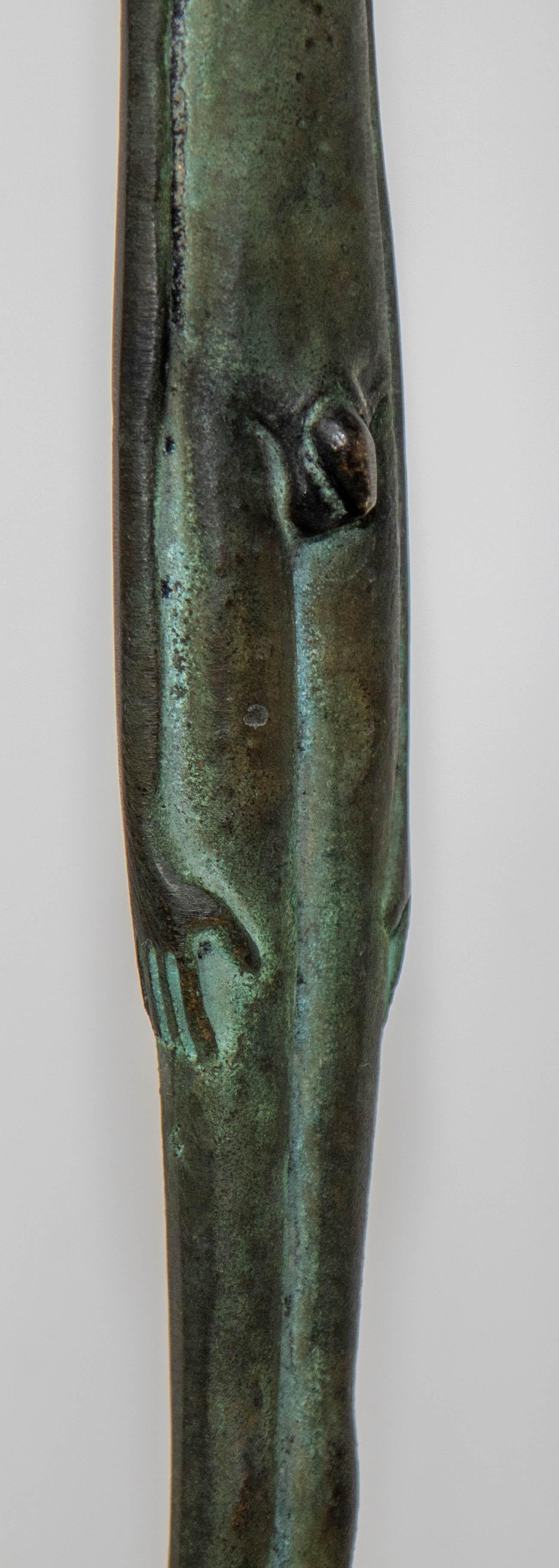 Greek Shadow of the Evening Etruscan Bronze Museo Etrusco Guernacci Volterra For Sale