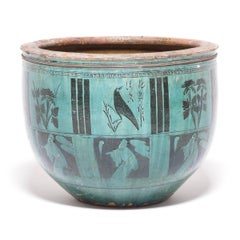 "Shadow Scholar" Jade Glazed Vessel