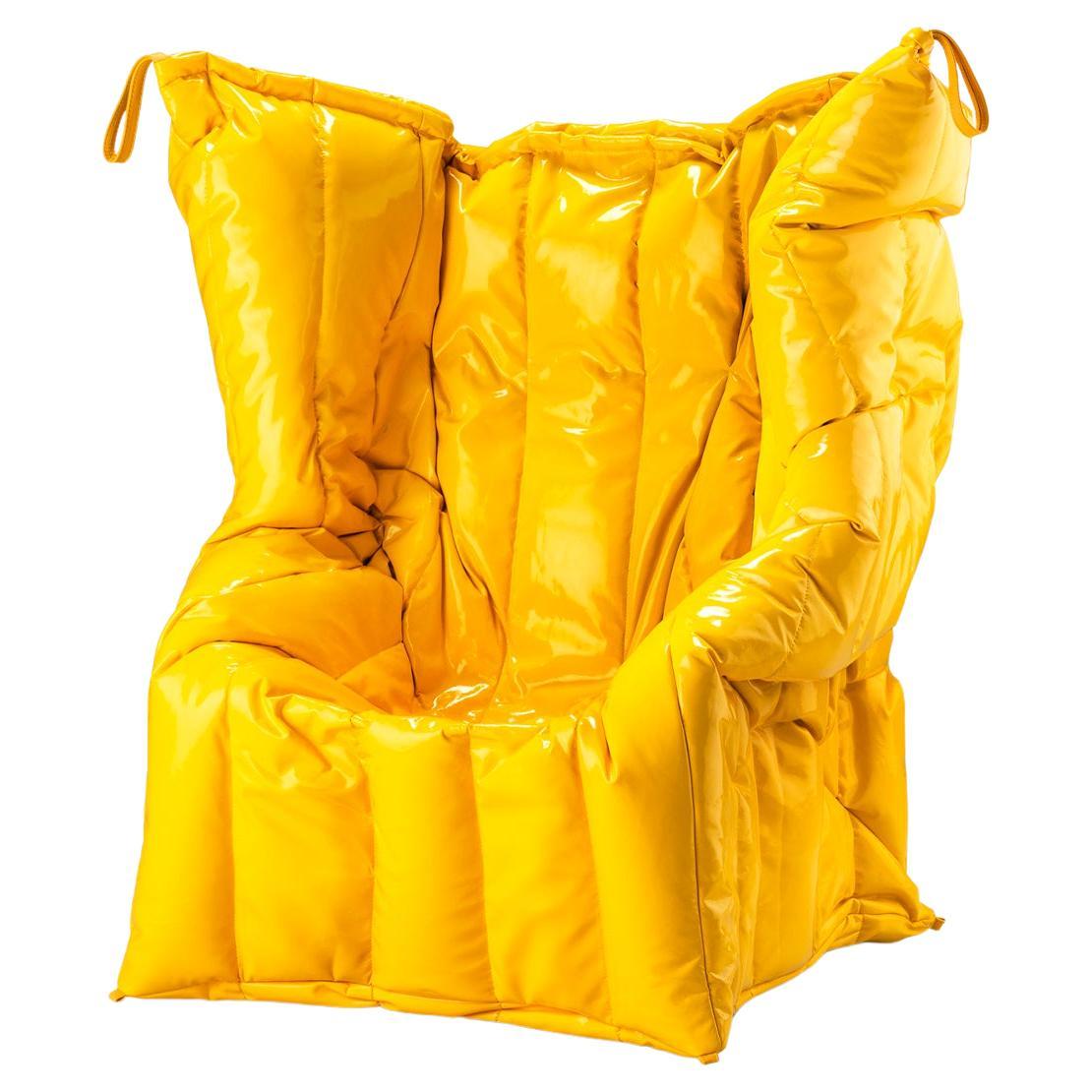 Sillón Amarillo Sombra Acolchado con Espuma Blanda de Poliuretano by Gaetano Pesce