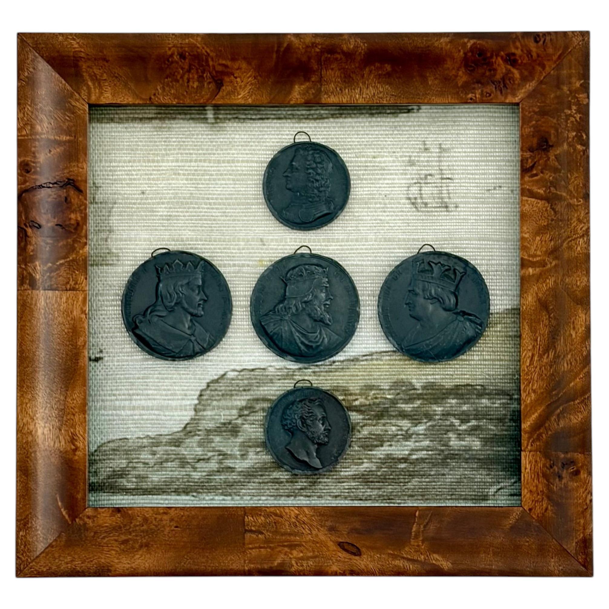 Shadowbox with Grand Tour Gutta Pecha Plaques