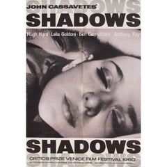 Vintage Shadows 1960 British One Sheet Film Poster