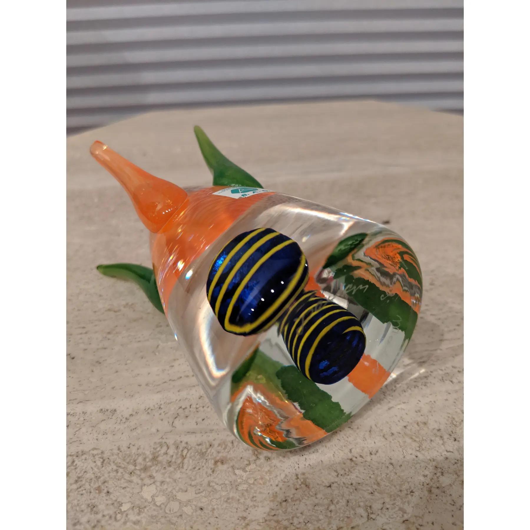 Escultura de vidrio postmoderna estilo Memphis Group de Shafaq Malik en Bueno estado para la venta en Round Top, TX