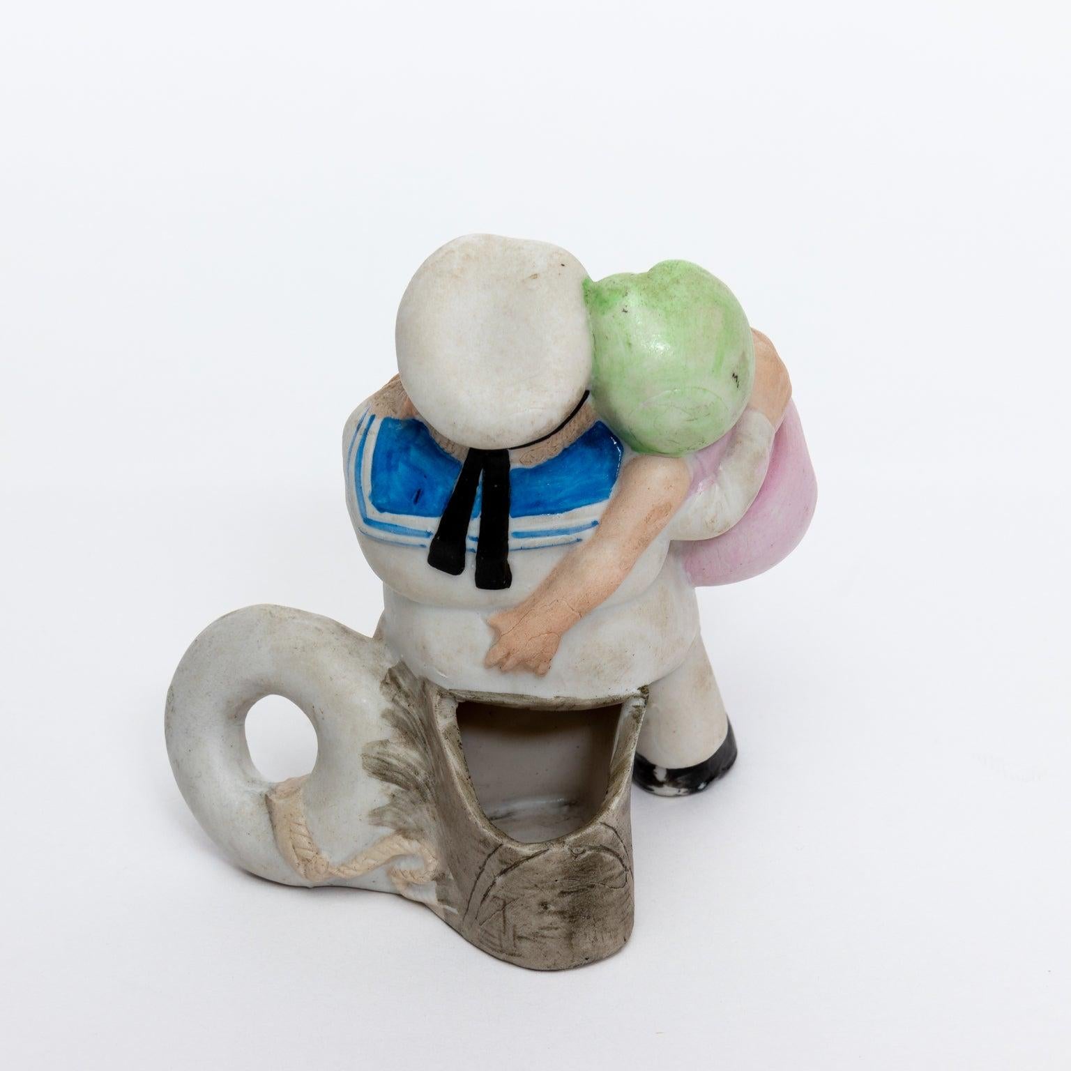 Shafer and Vater Sailor with Naughty Bather In Good Condition In Stamford, CT