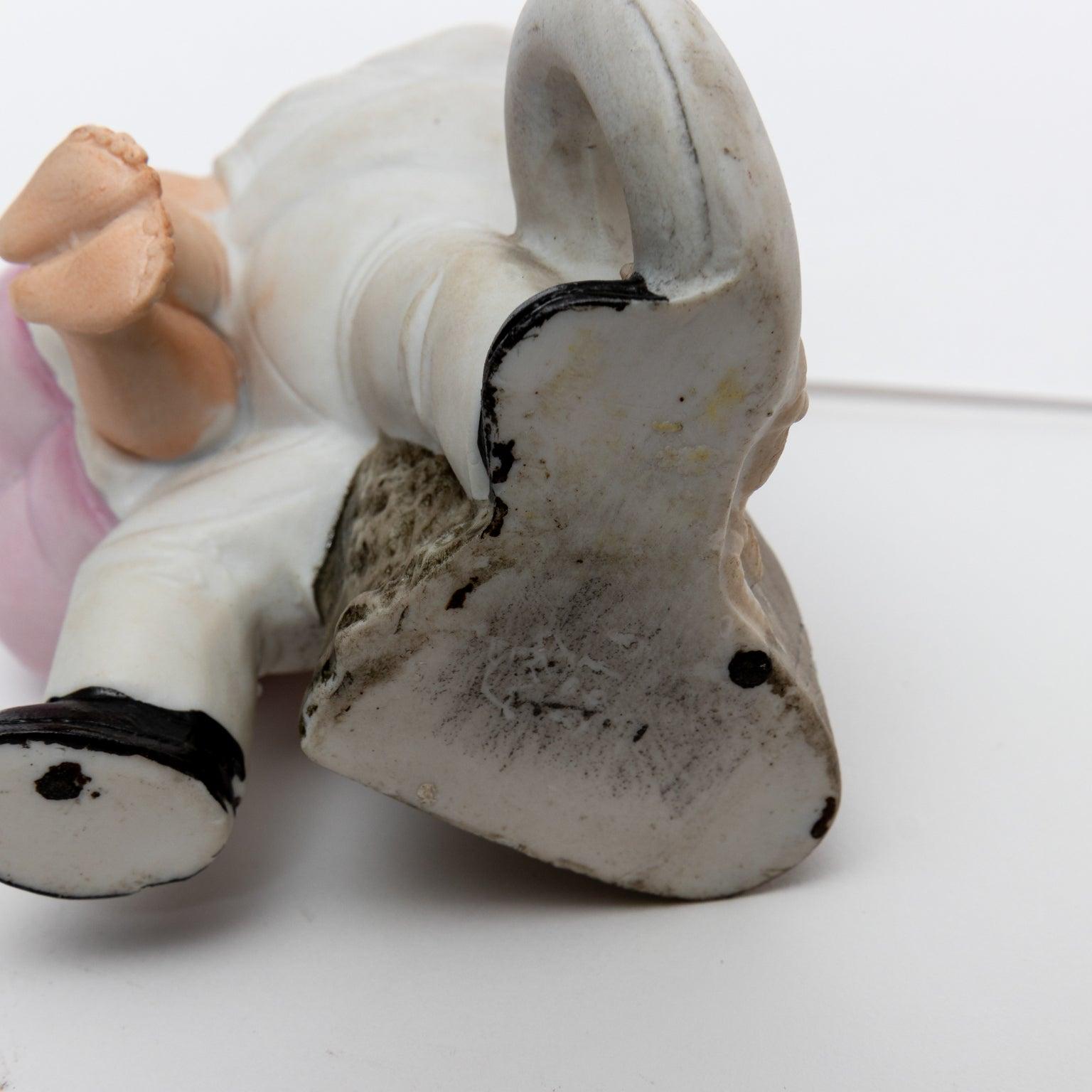 Porcelain Shafer and Vater Sailor with Naughty Bather