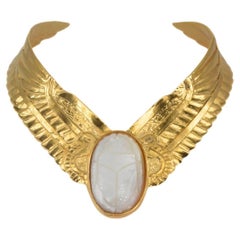 Shafik Collection Torque Wings - Gold-Plated Bronze with Nacre