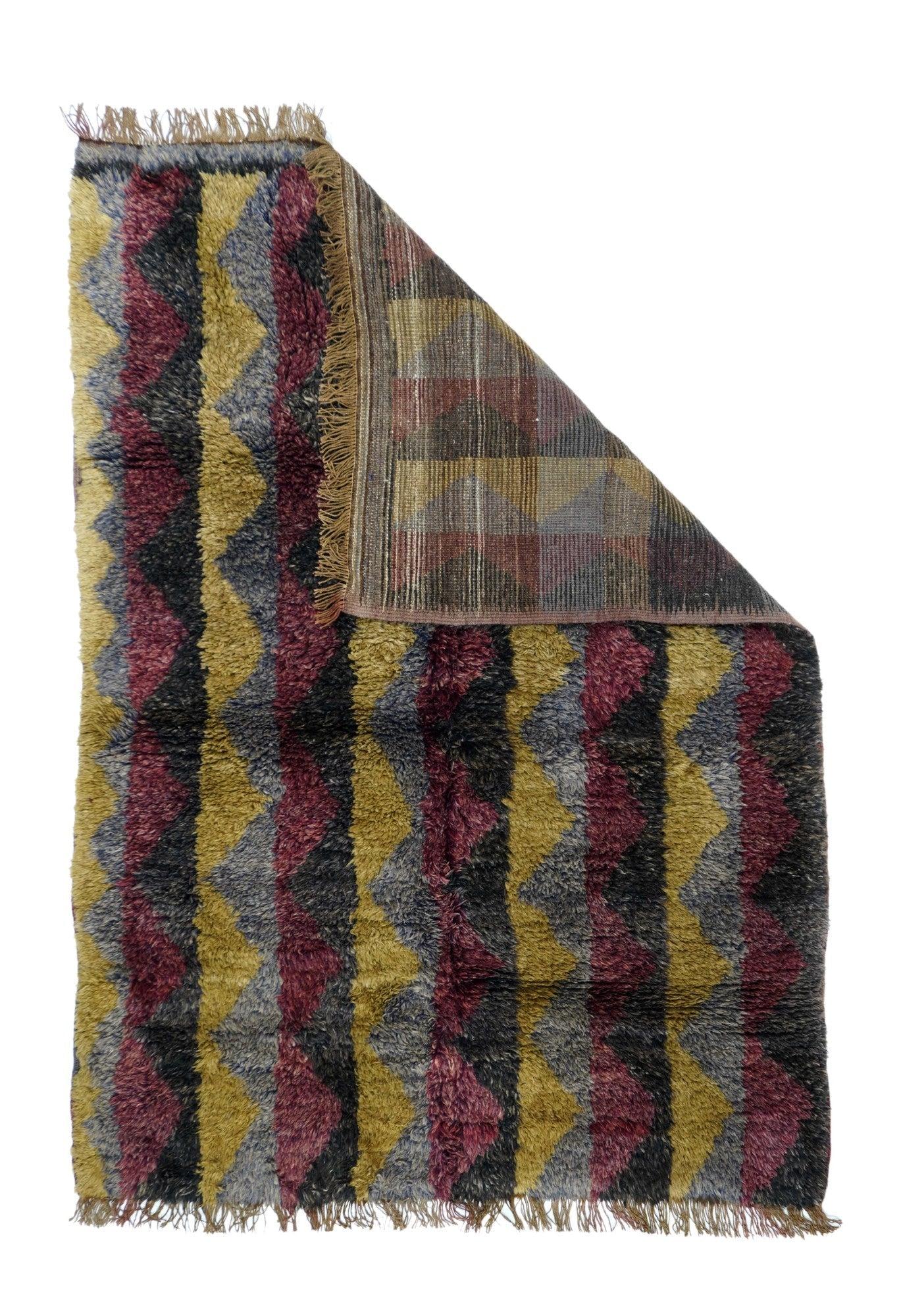 Marocchino Tappeto Shag 4'6'' x 6'5'' in vendita