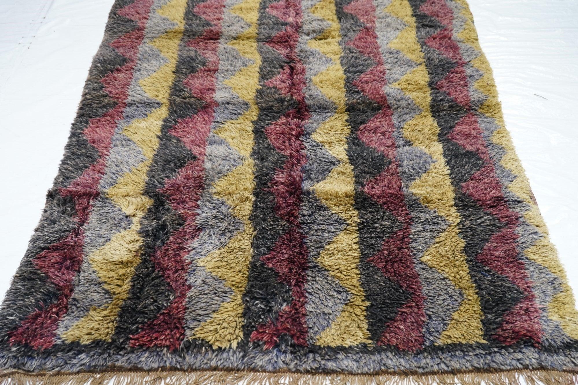 Tappeto Shag 4'6'' x 6'5'' in vendita 1