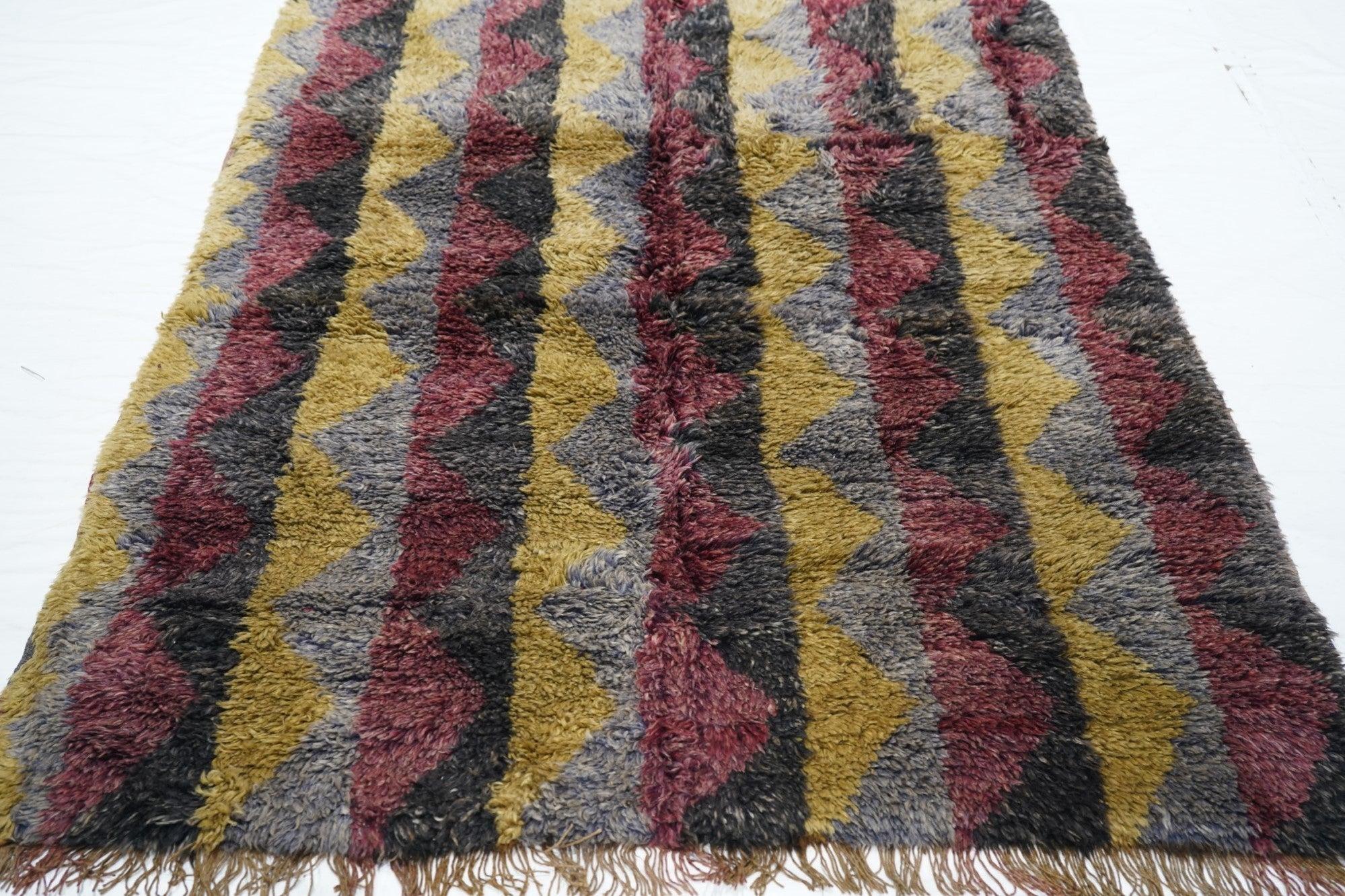 Tappeto Shag 4'6'' x 6'5'' in vendita 2