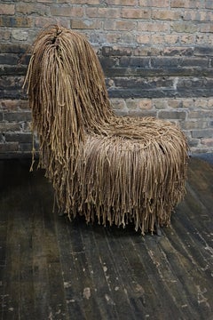 Shaggy Rope Chair aka the "Cousin It" in the style of Corito Escario-Yu