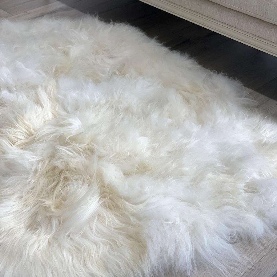 Alfombra de piel de oveja Shaggy, ovalada Australiano en venta