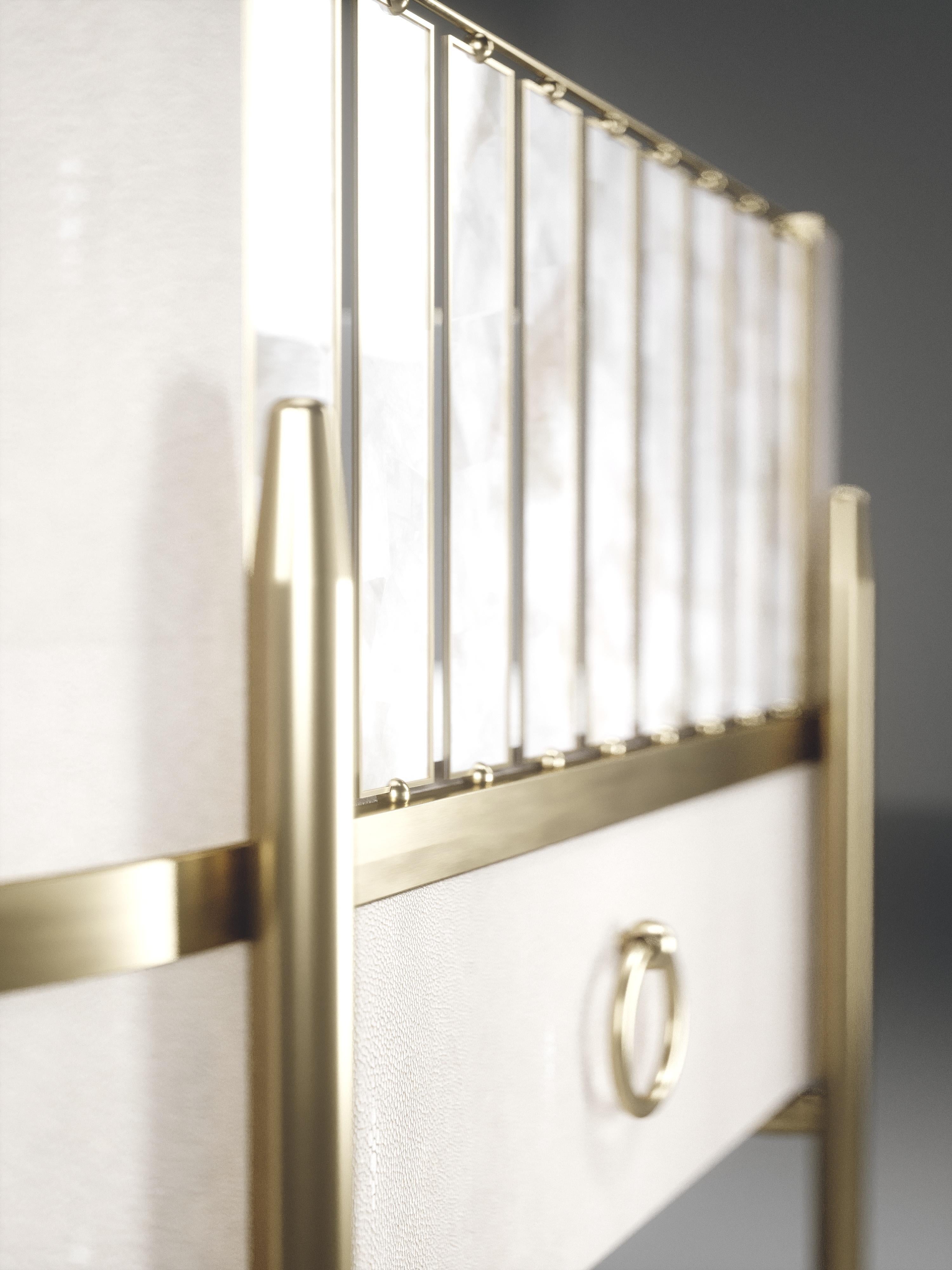 brass baby cot